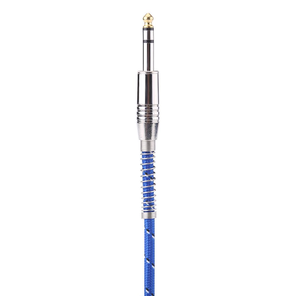 6,35 mm Stereo Stecker auf Stecker Audiokabel für E-Gitarre Mischpult Stereo 1 Meter