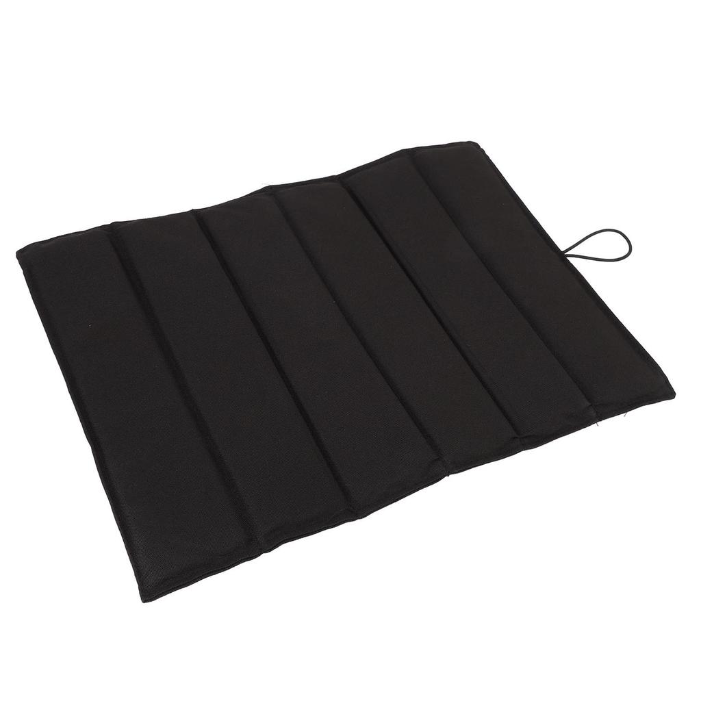 Black Portable Water Proof Picnic Mat Camping Sitting Pad Thickened Folding Small Cushion for Outdoor Beach Travel