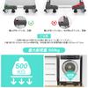 DEWEL Washing with Measuring 8 8 Telescopic Washing Machine Pan and Drain Width and Vibration and Noise Warranty Machine/Refrigerator Stand,