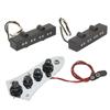 4 String Pickup Set Noiseless Pickup with Wired Bass Control Plate Musical Instrument Accessories