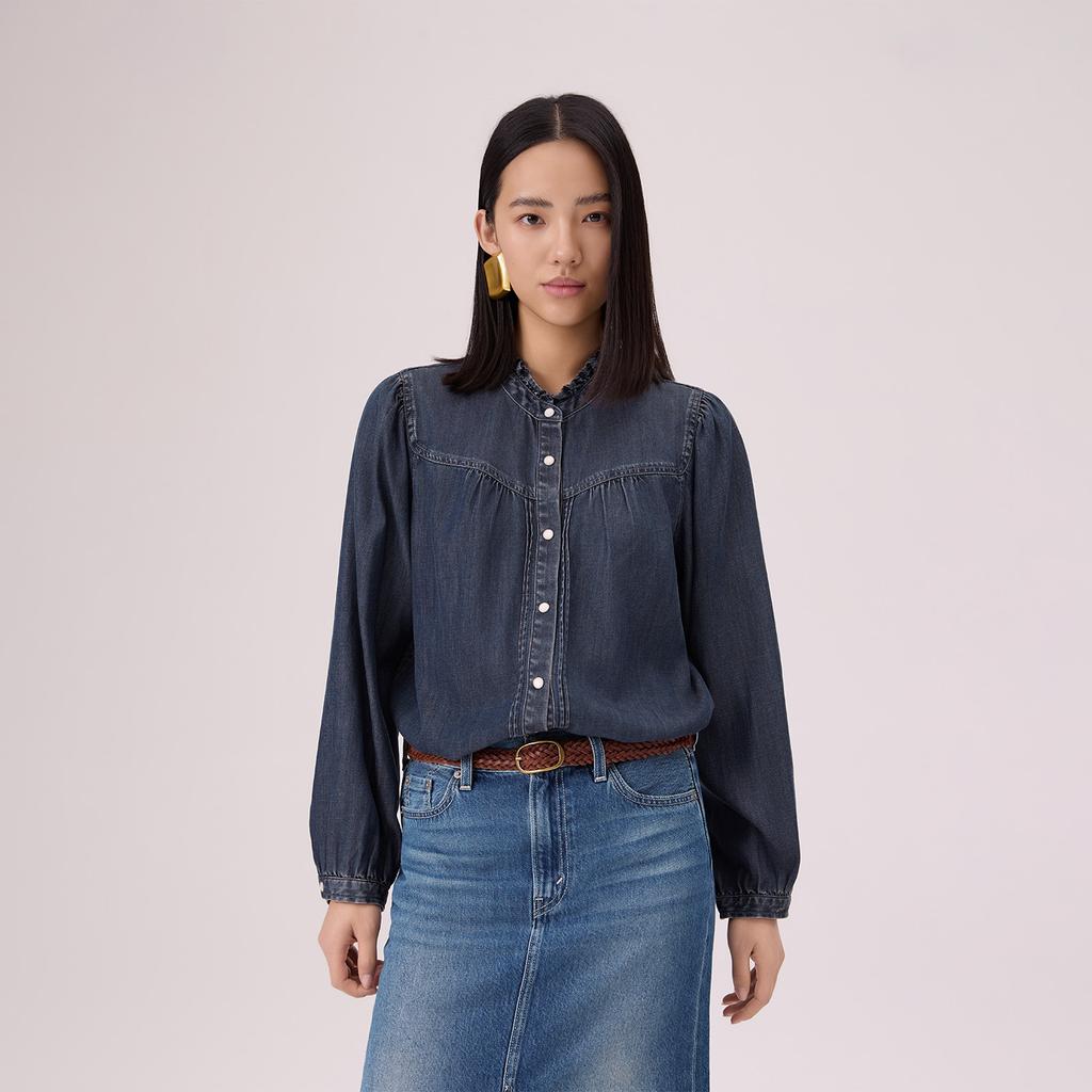 Levis Cool Series Standard Lightweight Comfortable Casual Shirt Women tops 006QH-0001