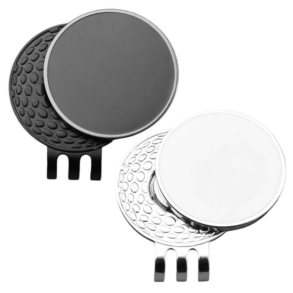 Magnetic Golf Ball Marker 25mm Portable Ball Marker Hat Clip Set Clip-On Golf Ball Marker Outdoor Golf Accessories 5