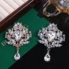 Gifts Rhinestone Zinc Zinc Alloy Crystal Women Brooch Clothing Accessory Korean Style Brooch Fashion Jewelry