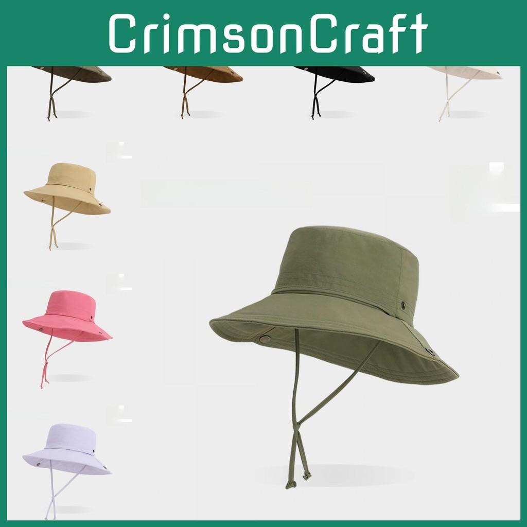 Outdoor Sun Summer Hat With Wide Brim And Solid Color Design For Outdoor