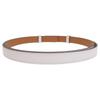 HERMES H069853CD01 cinturón blanco Epsom Mujer