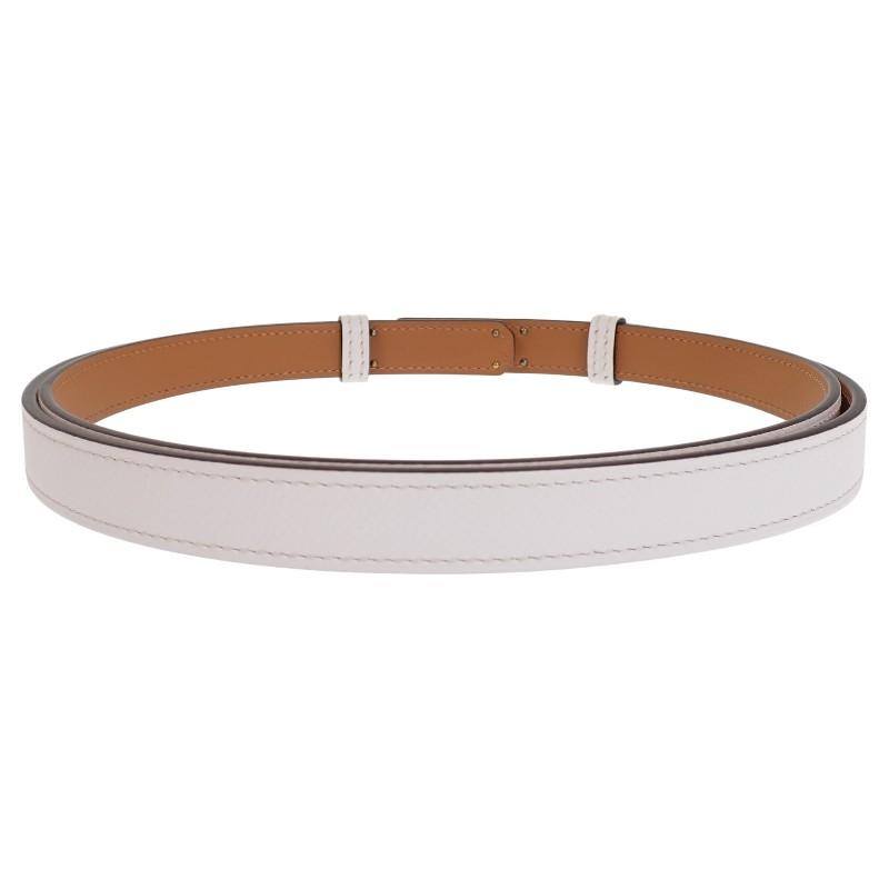 HERMES H069853CD01 cinturón blanco Epsom Mujer