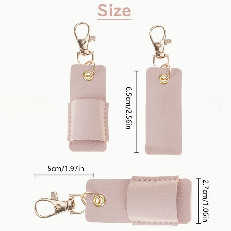 Practical Hanging Pen Clip Keychain School Keyrings Professional Leather Alloy Key Holder for Hospitals and Clinics