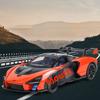 1/24 Scale McLaren Senna Alloy Supercar Simulation Model, Children's Toy Car with Lights and Sounds, Suitable for Boys' Birthday Gifts