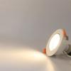 Round Led Recessed Lighting Trims Spotlight Downlight Holder for GU5.3/MR16/GU10 Bulbs Light Fixture Frame with MR16 Socket