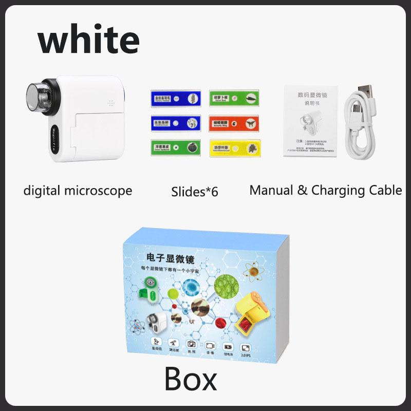 

Студентський електронний мікроскоп може бачити бактерії Ручний мікроскоп Портативний мікроскоп Може робити фото/відео білий