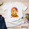 German Shorthaired Pointer Witch Pumpkin Halloween GSP Lover Unisex T-Shirt Mens Womens Tees Top