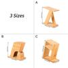 Natural Bamboos Cutter Holders And Kitchen Tool Organizers Space Saving Design Stand Rack For Safe Utensils Storage