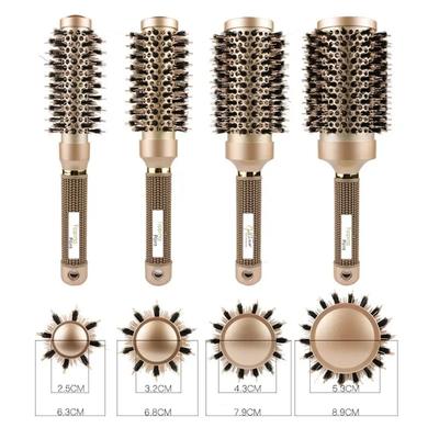 1 STÜCK 4 Größen Professioneller Salon-Styling-Rundkamm Lockenbürsten Kamm Barrel Kamm Friseur-Styling-Werkzeug