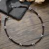 Retro Ethnic Bohemian Coconut Shell & Wood Bead Necklace - Unisex Light Luxury Jewelry