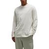 Y-3 Solid Color Pullover Crew Neck Long Sleeve T-Shirt Unisex Tops White IP7704