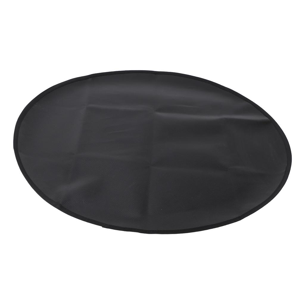 Covoraș rotund de 36 de inci pentru exterior, sub grătar, rezistent la foc, pad pentru grătar, rezistent la ulei, impermeabil, rezistent la căldură, pentru interior, covoraș pentru vatră