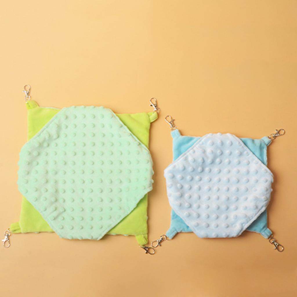 Sugar Gliders Bed Cage Hammock Small Animal Warm Bed House Cage Nest Hammock Soft Furry Bed Small Pet House