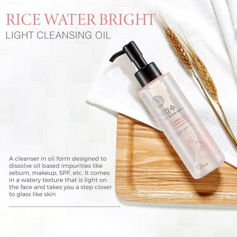 THE FACE SHOP - Rice Water Bright Light Facial Cleansing Oil