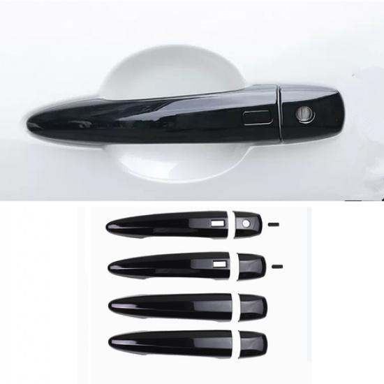 Bright black Car Door Handles Cover Trim 10pcs For Nissan Rogue -2024