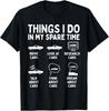Dinge, die ich in meiner Freizeit mache Autoenthusiast Lustiger Kerl mit Autos Unisex T-Shirt