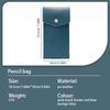PU Leather Pen Bag Business Pen Pouch Small Storage Bag Portable Pencil Case Student School Supplies Stationery Bag