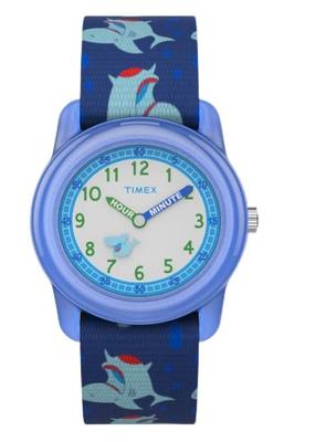 Kids Watch Timex ANALOGUE TW7C13500 Quartz 3 ATM Water Resistant Plastic White Dial Resin [TIMEX] [Item]