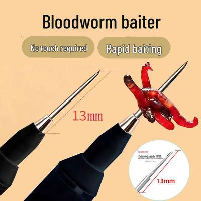 Automatischer Rotwurm- & Madenköder-Stift: Schnelle, freihändige Angelhilfe
