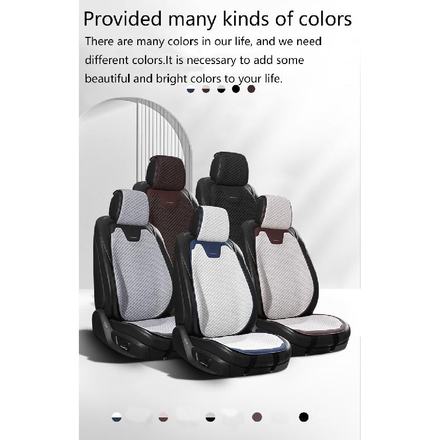 2023 NEW Real Silk Car Seat Cover Front Seat Protector Universal Summer Anti Dirty Non Slip Cushion Auto Interior