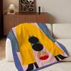 Artist S-Stefhany Y-YLozano Throw Flannel Throw Blanket, Lightweight Cozy, Durable Washable cute Cool