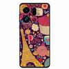 3D Blumen Hülle Für Oppo Find X9 Pro 5G Hülle Prägung Relief Floral Schwarzes Silikon Weiche Rückseite Hülle Für Oppo Find X9 Pro Hülle Funda