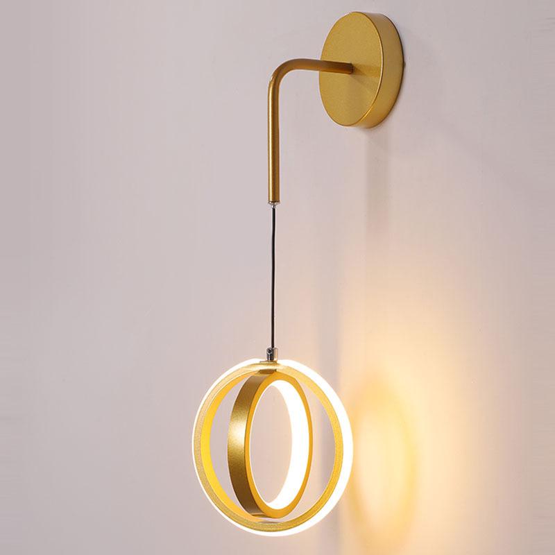 Lampă modernă cu pandantiv cu LED Lampă creativă Dormitor Lampă suspendată de noptieră Studiu Sufragerie Candelabru de interior Dispozitiv de perete