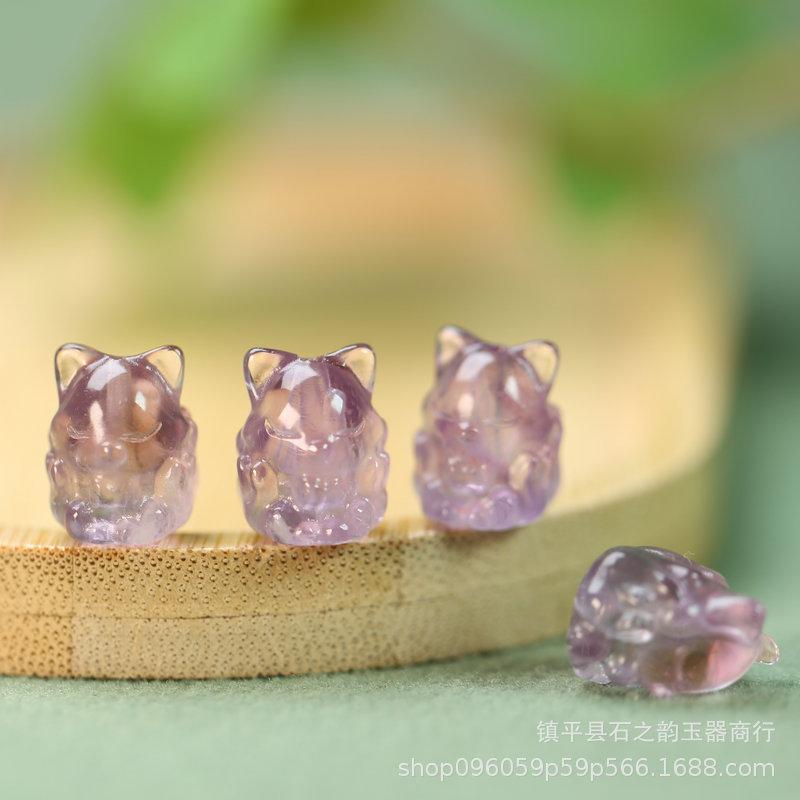 

Amethyst Nine-Tailed Fox Bracelet DIY Beading Kit D216 Other