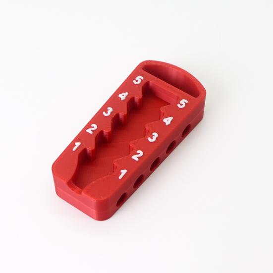 Golf Tee Height Adjuster 5 Settings Precision Tee Elevator Height Setter Consistent Multi-functional Tee Holder with 5 Tees
