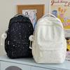 Schoolbag Korean Ins Wind Star Backpack Women, Large Capacity Junior High School Girls High School Student School Bag Leisure Travel Backpack