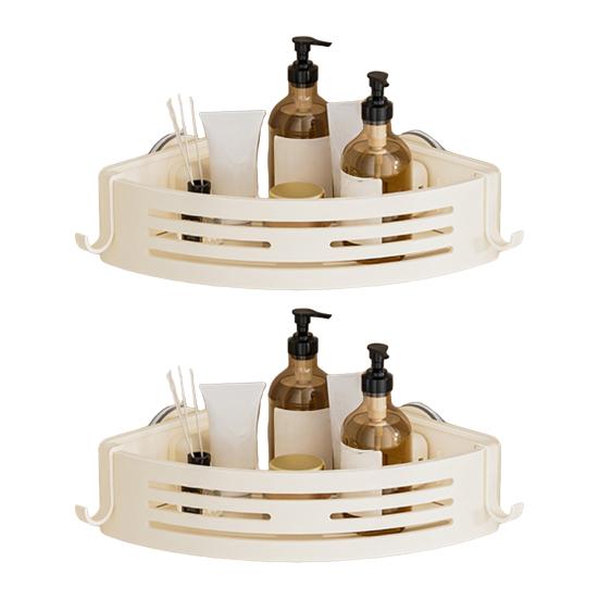 Suport de colț cu ventuză Triunghiular Suport de colț pentru duș Fără găurire Organizator de baie reglabil cu bară pentru prosoape Suport de depozitare pentru duș Bucătărie