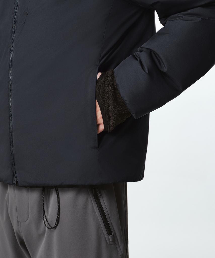 MUSINSA STANDARD [City Leisure] Hooded All-Round Padded Jacket [Navy]