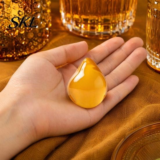 Durable Stress Ball Water Drop Relief Toy, Anxiety Reduction Waterdrop Sensory Clear Toy Pinch Fidget Portable Decompression Non-sticky