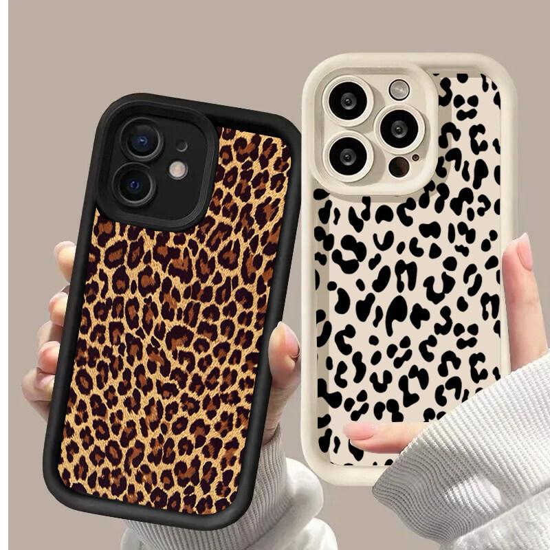 Retro Leopard Case for Huawei Honor 300 200 Pro 90 Lite 5G Magic 6 Pro Nova 11 11i 9 10 SE 5T Y9S X7 X9 P40 Lite P30 Pro Cover