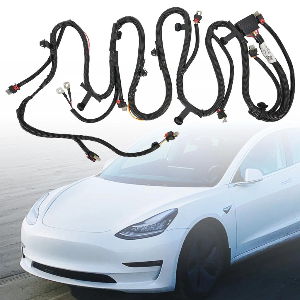 Wiring Harness Front Bumper For Tesla Model Y Front Bumper Plug-and-play Wiring Harness For Tesla High Quality