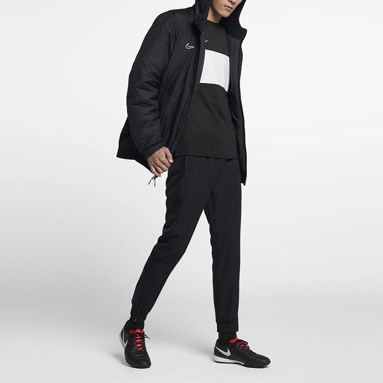 Nike Sports Football Hooded Jacket Men Outerwear Black AO1501-010