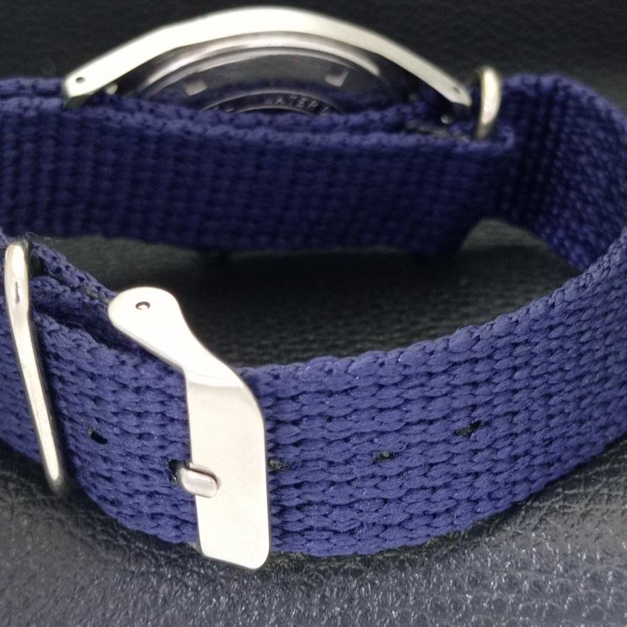 AUTHENTIC HMT JANATA INDIAN HAND-WINDING BLUE DIAL WATCH a600012-5 N101-a600012