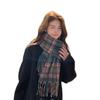 Premium Atmosphere Plaid Scarf Winter Versatile Warm Student Scarf New British Street Style Scarf