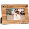 Sisters Picture Frame, 4x6 Wood Photo Frame, Birthday Gifts For Sisters, Best Friend Gift for Female Besties, Picture Photo Frames for Desk Decor,