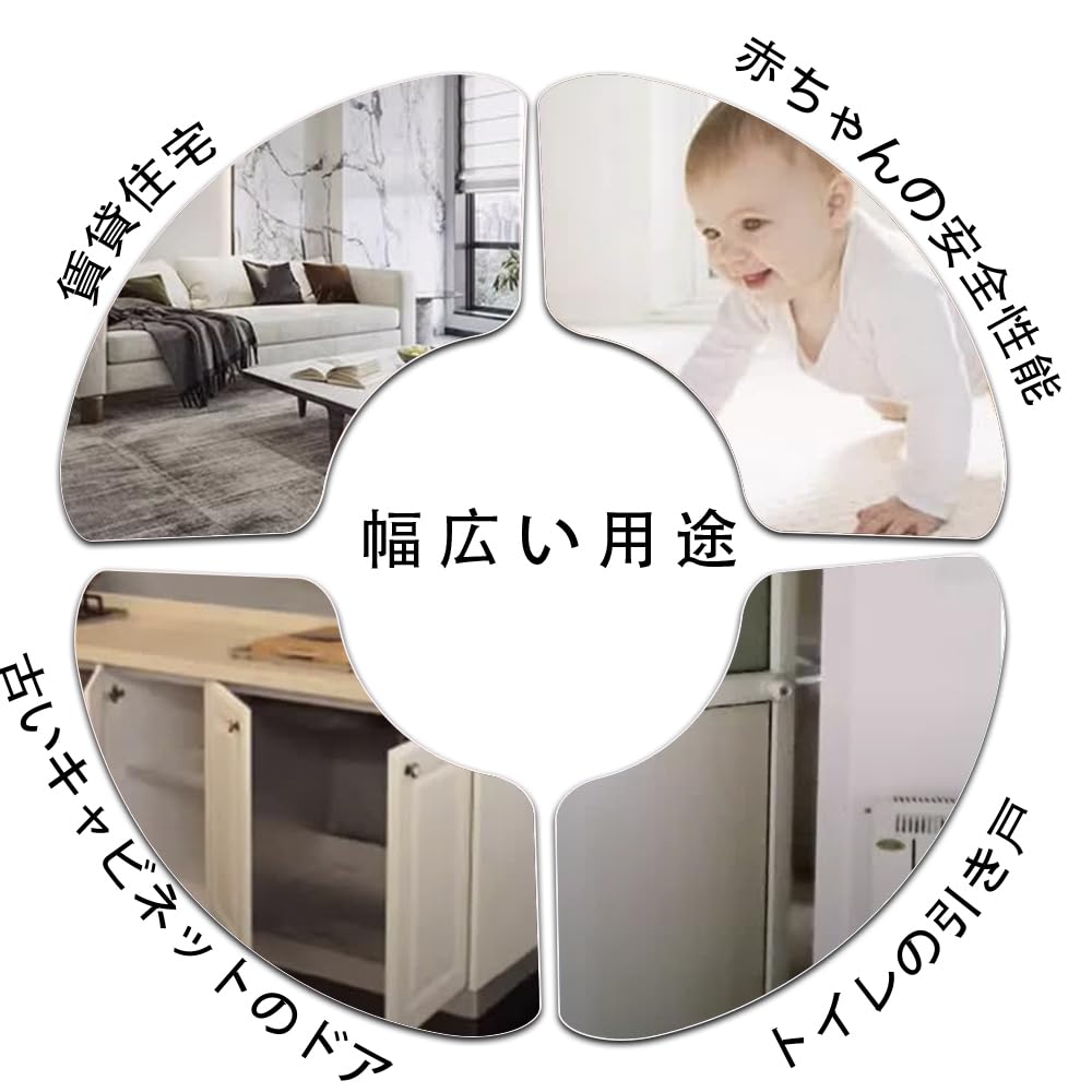 Indoor No-Drilling-Required Door Lock, Door Stopper, Toilet Door Hook, Sliding Door Key, Entrance Surface-Mounted