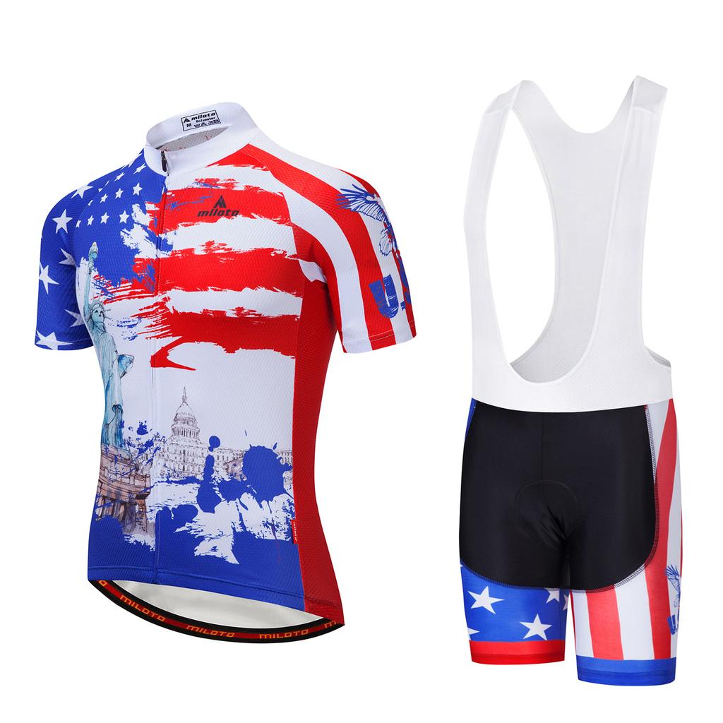 Cycling Suit Short Sleeve Strap Set 2026 Summer Breathable Cycling Suit Set Cycling Event Cycling Suit Outdoor