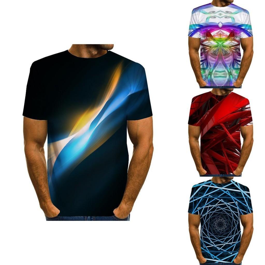 Vibrant Funny Hypnosis 3d T-shirt For Men And Women With Soft Casual Short Sleeves