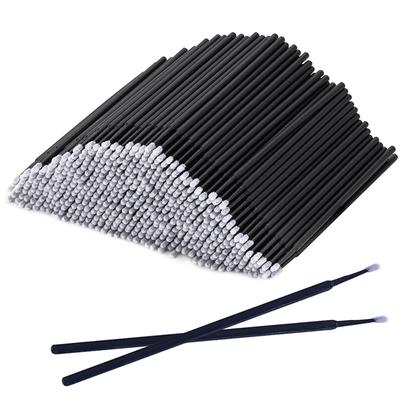 300/500/1000 Peças Escova de Limpeza para Cílios Ferramenta de Limpeza Removedora de Maquiagem de Beleza para Aplicação de Extensão de Cílios Trabalho de Detalhe
