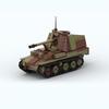 Building Block Compatible With 152115 Wwii, Weasel Iii Anti-Tank Armored Vehicle Assembled Building Block Toy