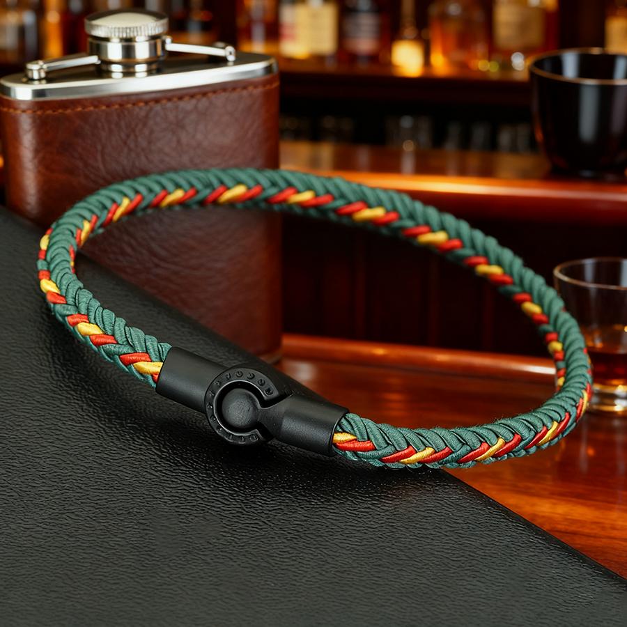 Noter Durable Ethnic Rope Bracelet For Men 5 Colors Available Skin Friendly Sweat Absorbing Sports Braclet Bangle Pulseria Homme