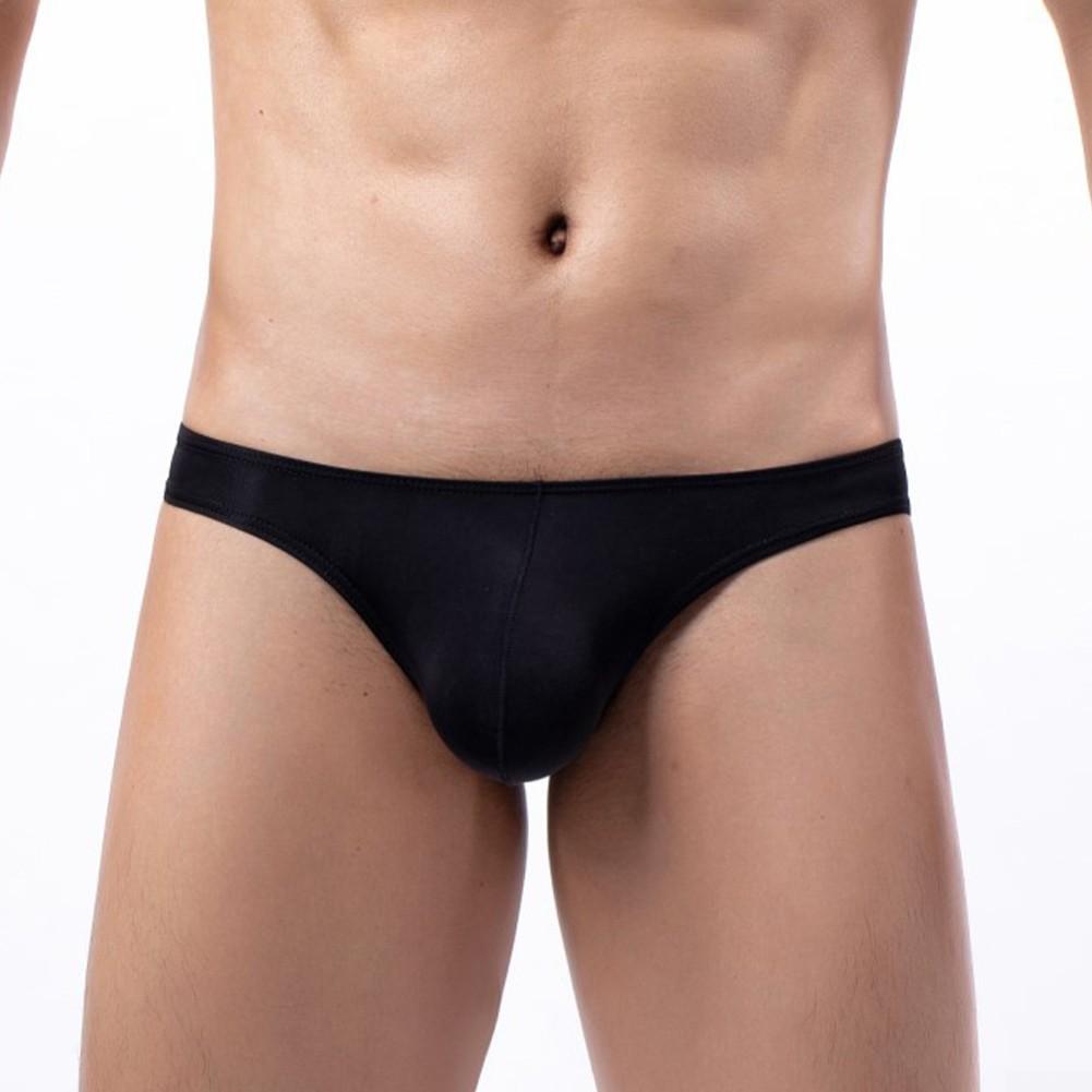 Thin Men Underwear Underpants White/Black/Rose Red/Sapphire